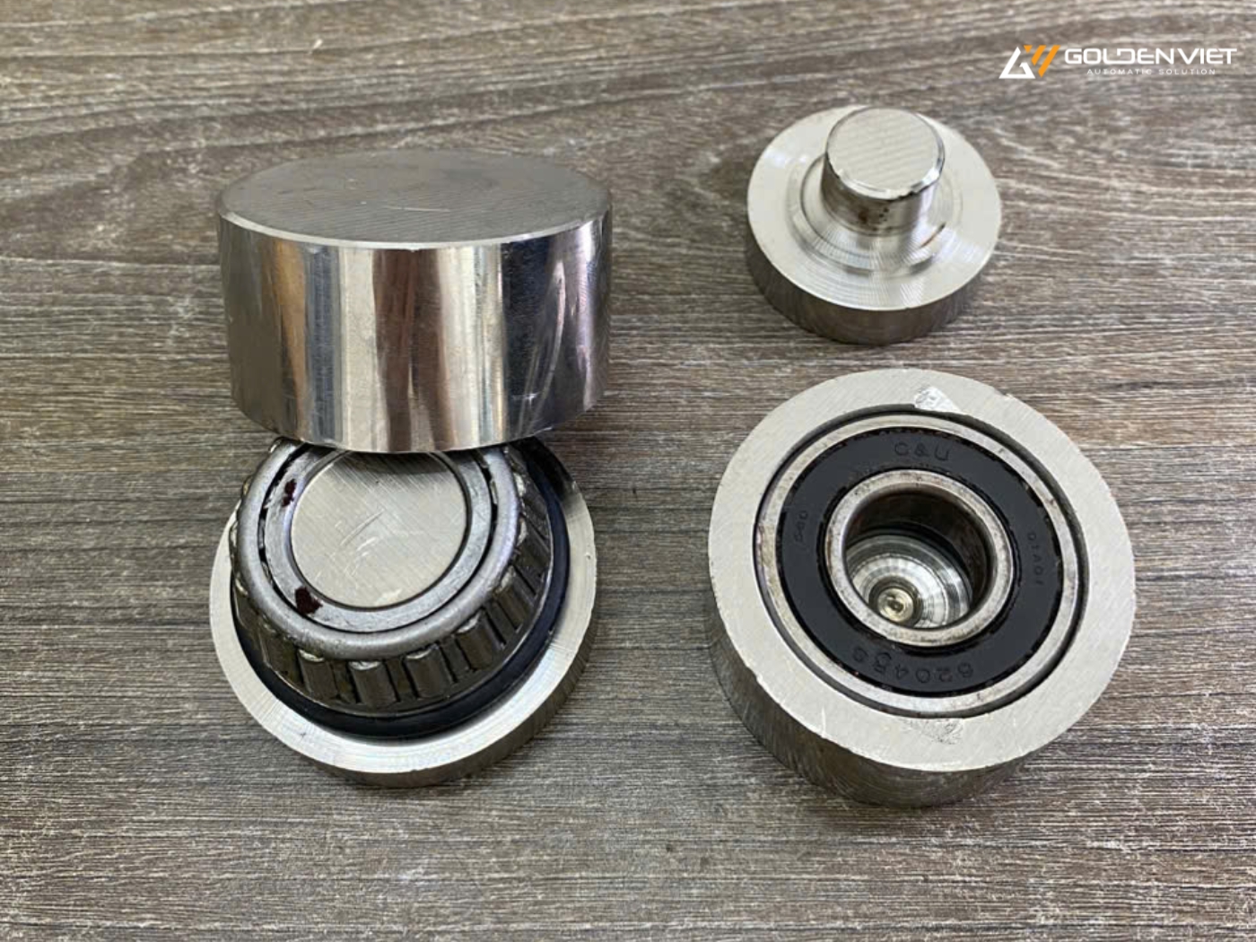 Bản lề cối xoay chịu lực D60 - Inox 304 